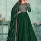 Vegaa Fashion Green Art Silk Embroidered Anarkali Suit - Swadesiicart
