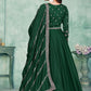 Vegaa Fashion Green Art Silk Embroidered Anarkali Suit - Swadesiicart