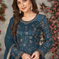Vegaa Fashion Rama Net Embroidered Anarkali Suit - Swadesiicart