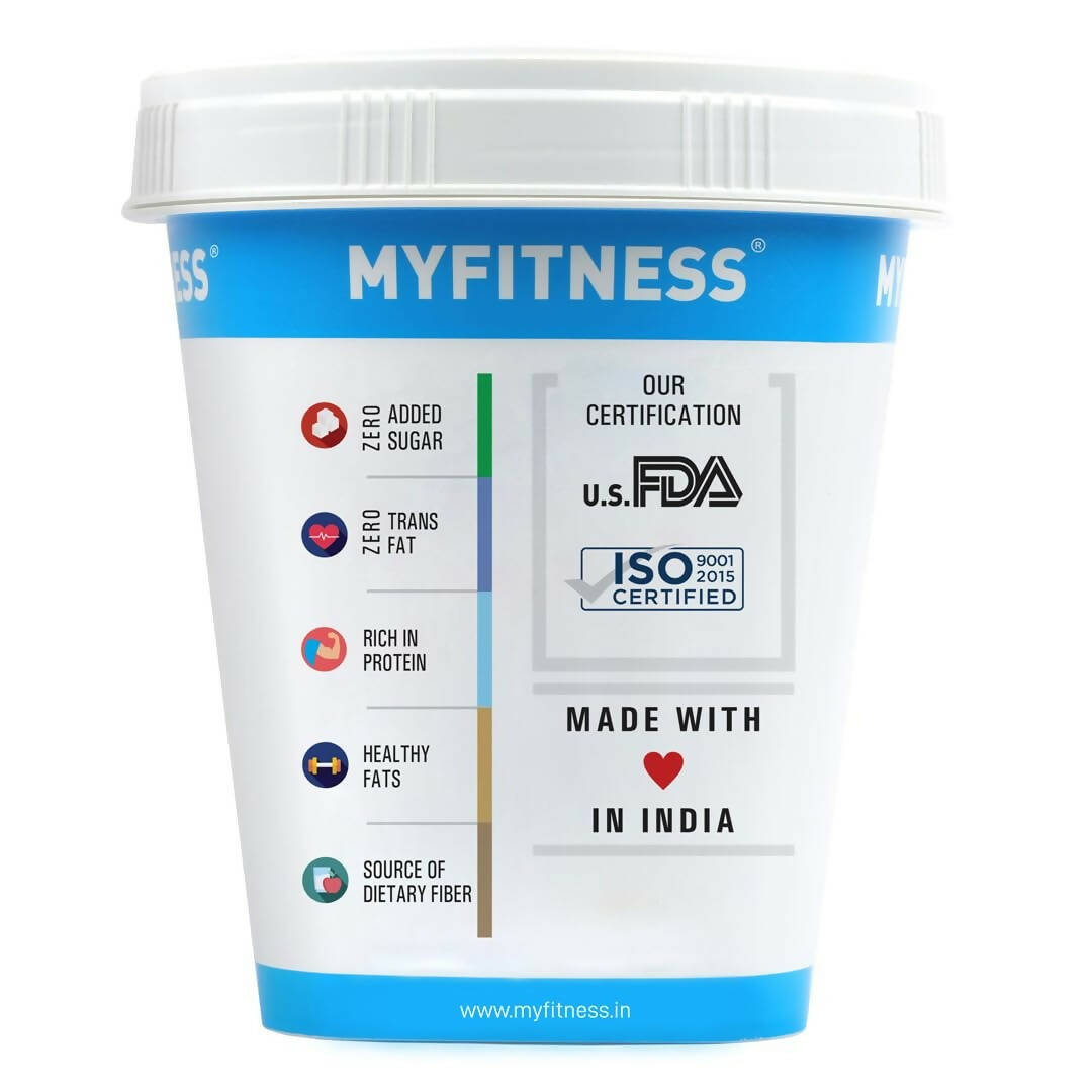 Myfitness Unsweetened Natural Peanut Butter Smooth - Swadesiicart