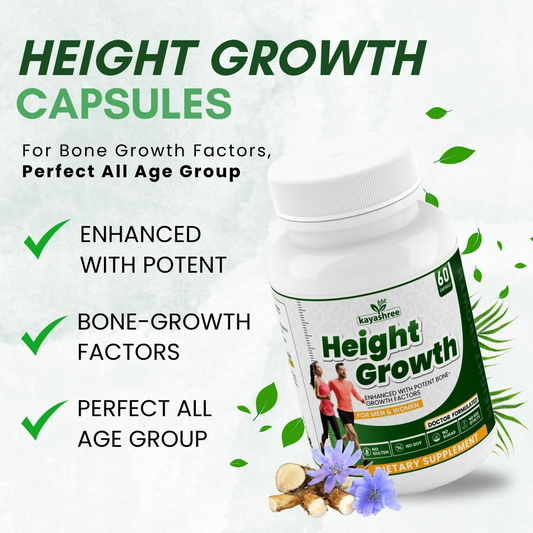 Kayashree Height Growth Capsules Height Increase For Men & Women | Swadesiicart