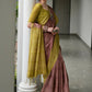 Vishnu Weaves Women's Pista Soft Tussar Silk Printed Saree with Blouse - Swadesiicart