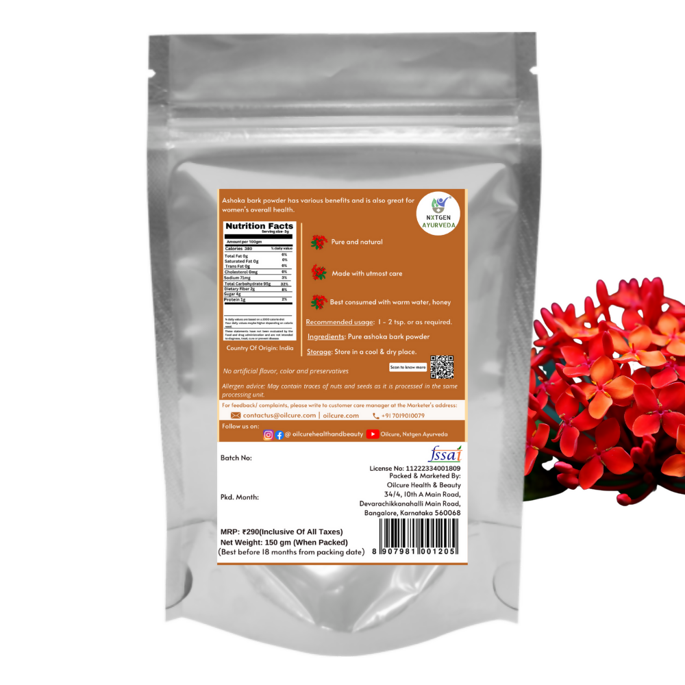Nxtgen Ayurveda Ashoka Bark Powder - Swadesiicart