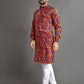 Anaita Multicolor Printed Cotton Straight Kurta