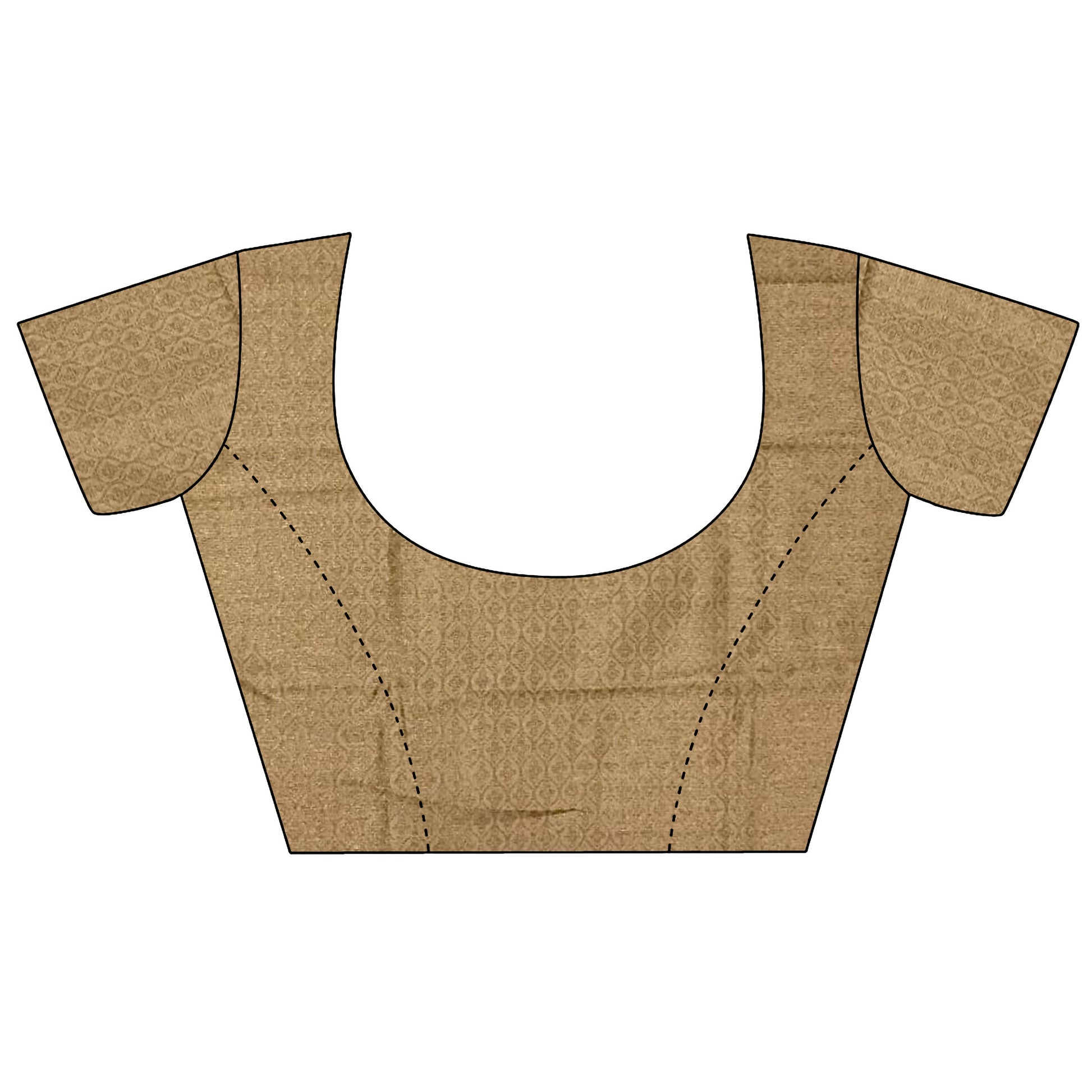 Joban Fashion Ivory Banarasi Soft Lichi Silk Checks & Woven Saree | Swadesiicart