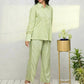 Myshka Women Green Printed Co-Ords - Swadesiicart