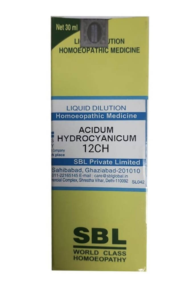 SBL Homeopathy Acidum Hydrocyanicum Dilution | Swadesiicart