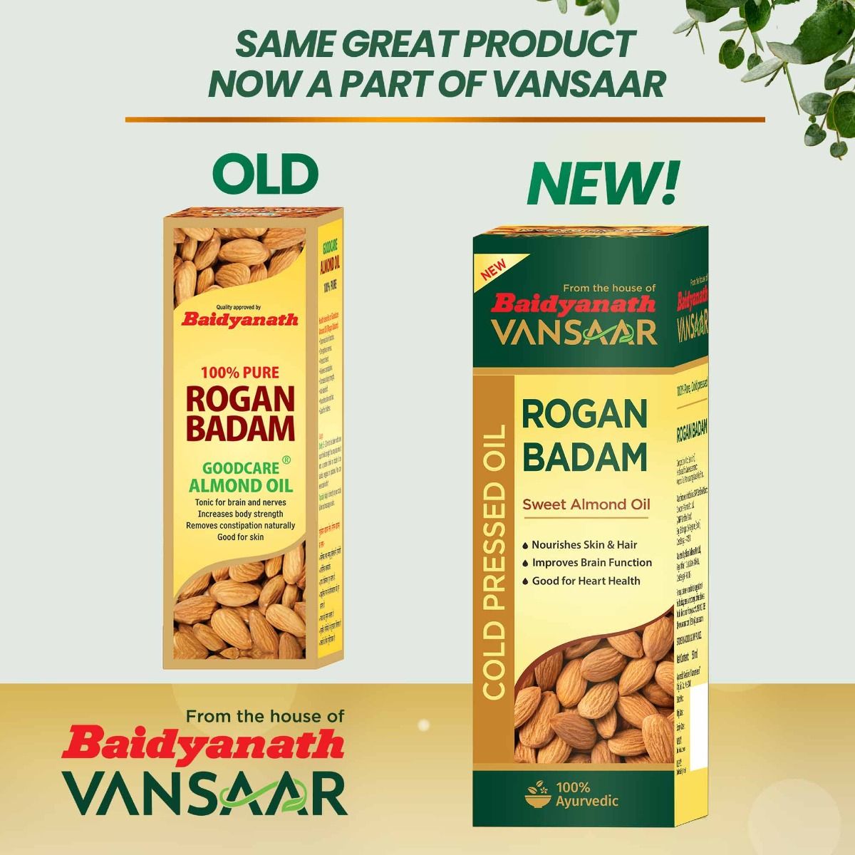 Baidyanath Vansaar Rogan Badam Oil - Swadesiicart