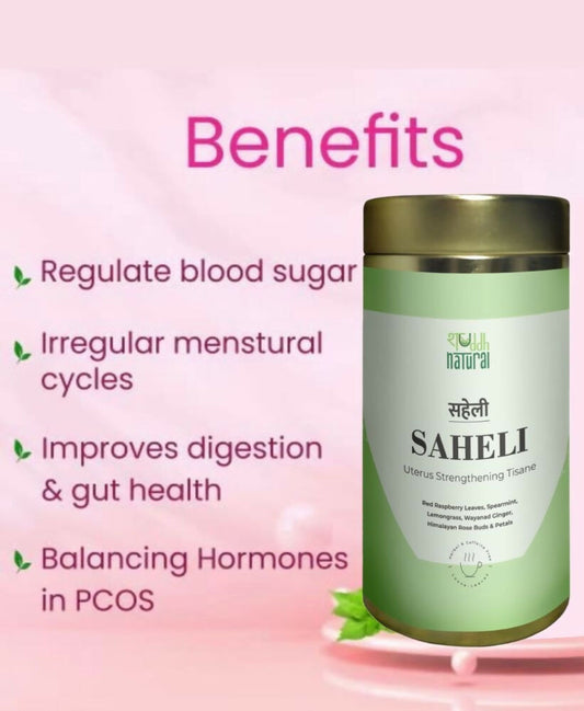 Shuddh Natural Women Wellness Tea Saheli Floral Tea | Swadesiicart