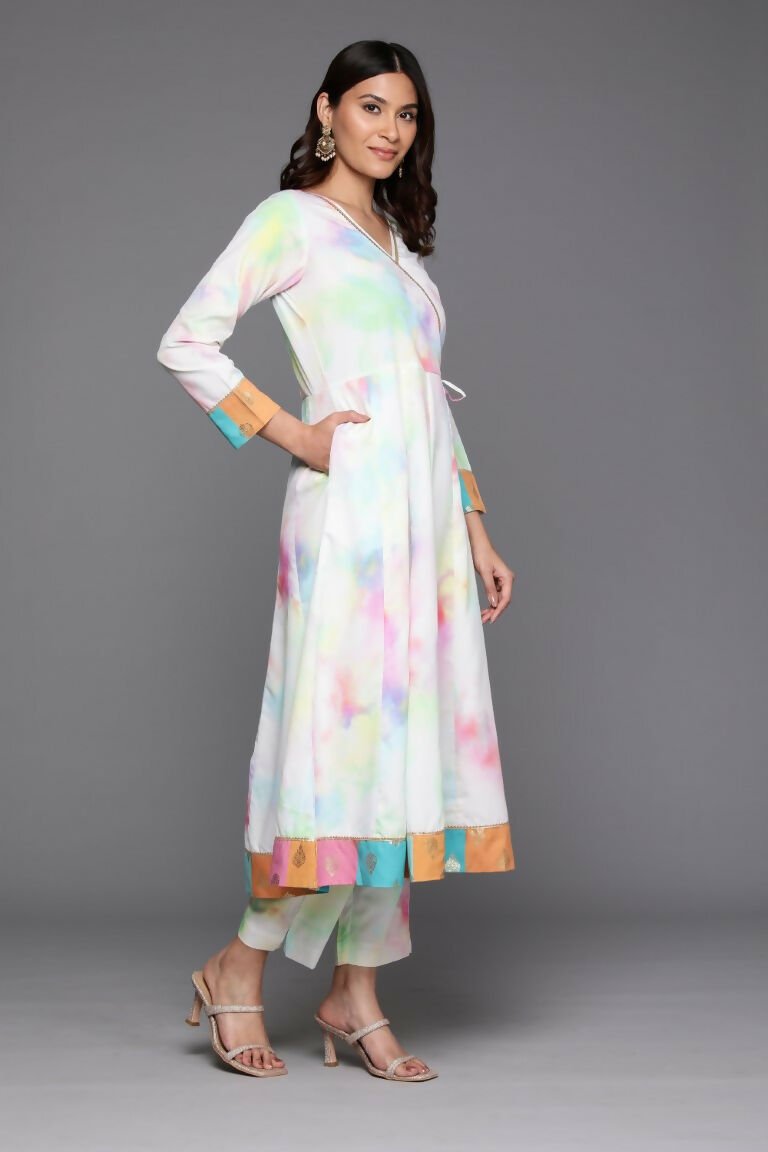 Ahalyaa Women's Traditional wear Kurta Set - Multi Color | Swadesiicart