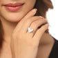 NVR Women's Stylish Latest Silver Plated Ring With Ad Stones | Swadesiicart