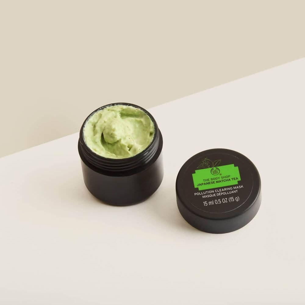 The Body Shop Japanese Matcha Tea Pollution Clearing Mask | Swadesiicart