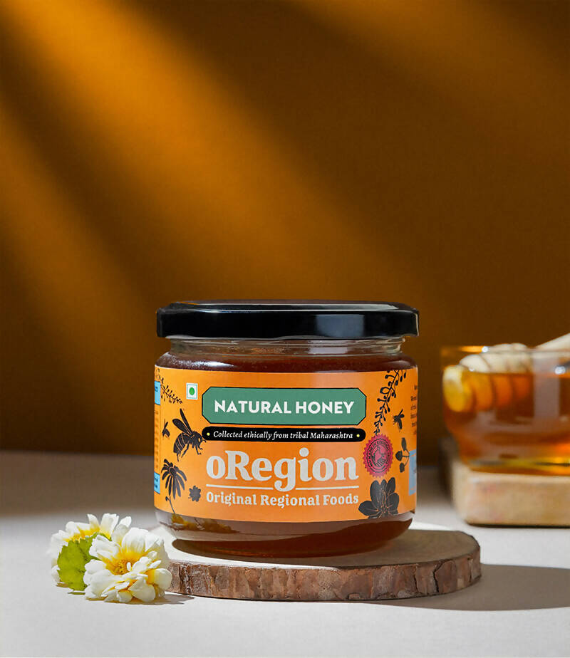 oRegion Natural Raw Multifloral Honey - Swadesiicart