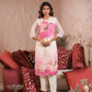 Ethnic Festive Wear Taby Silk White Stitched Suit With Dupatta - Tanisha | Swadesiicart