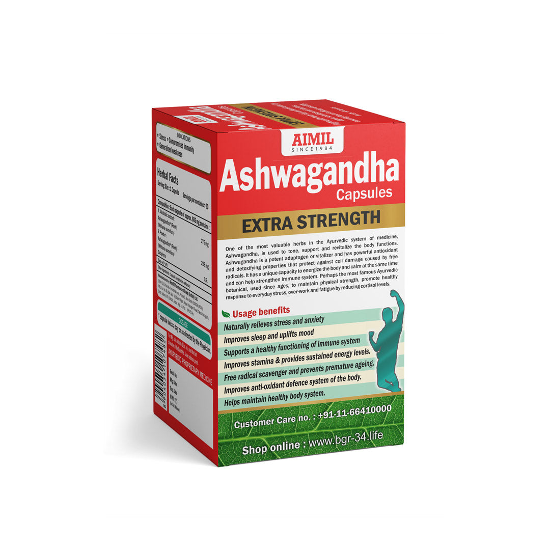 Aimil Ashwagandha Capsules | Swadesiicart
