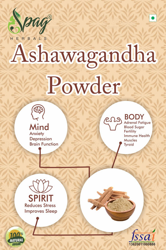 Spag Herbals Ashwagandha Powder - Swadesiicart