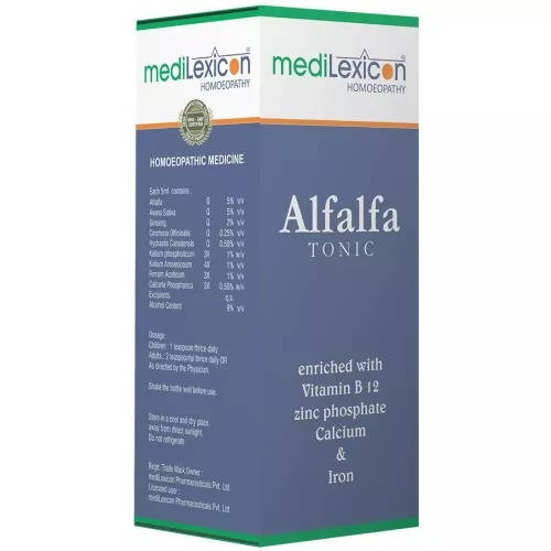 Medilexicon Homeopathy Alfalfa Tonic | Swadesiicart