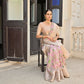 Vishnu Weaves Women's Chiku Banarasi Silk Saree with Blouse - Swadesiicart