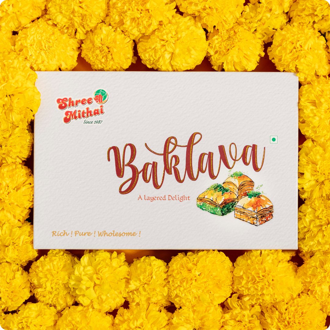 Shree Mithai Assorted Baklava | Swadesiicart