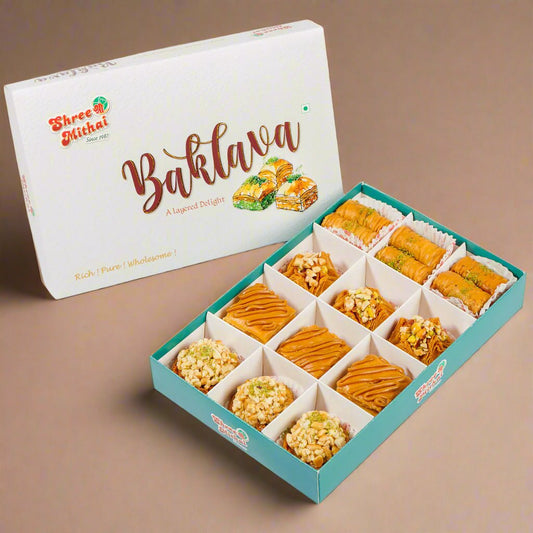 Shree Mithai Assorted Gourmet Baklava | Swadesiicart