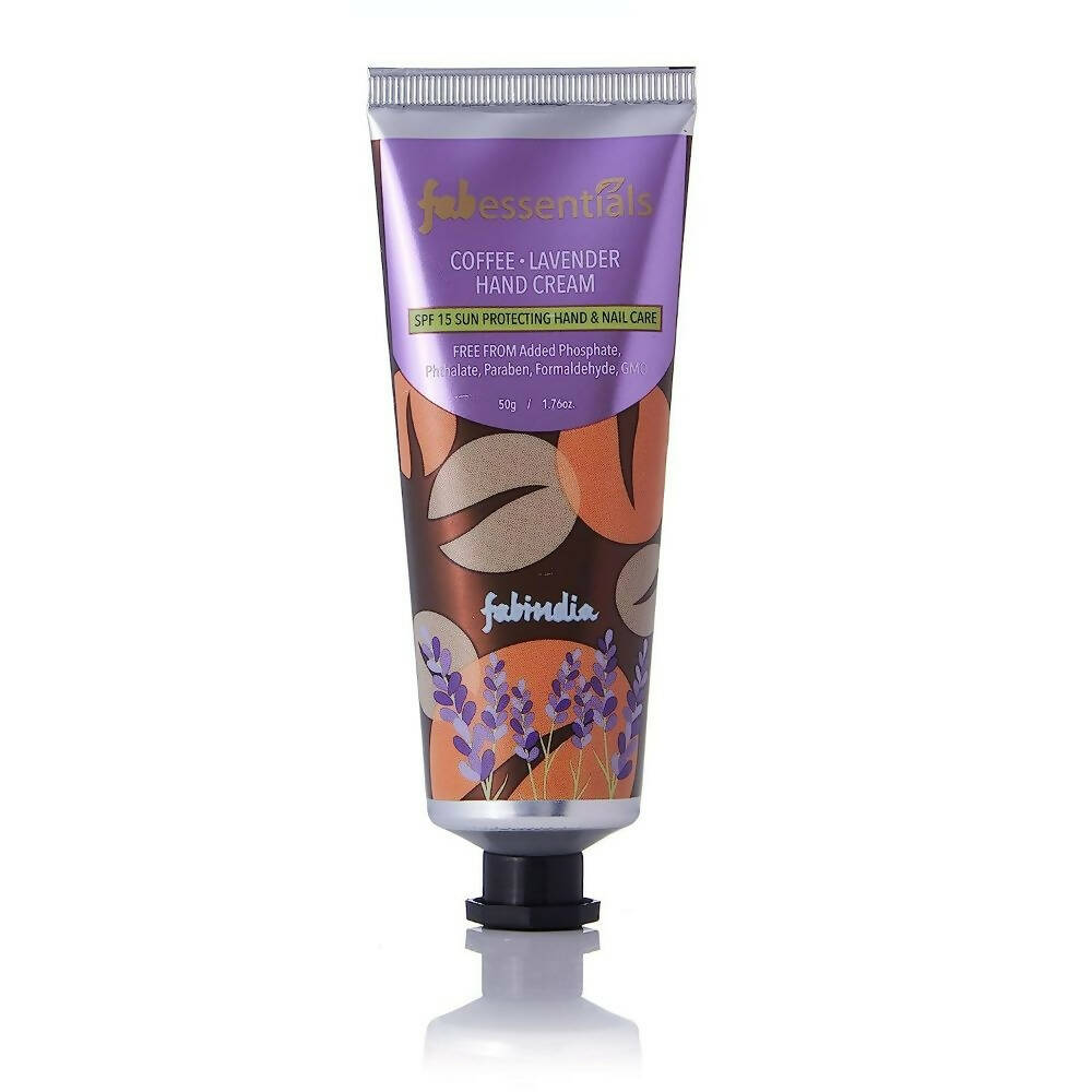 Fabessentials Coffee Lavender Hand Cream - SPF 15 - FabIndia Limited