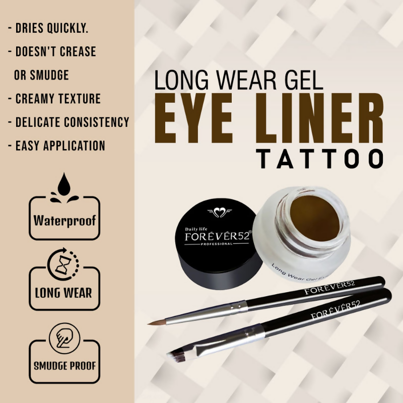 Daily Life Forever52 Long Wear Gel Eyeliner Tattoo - GT008 | Swadesiicart