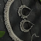 Mominos Fashion Johar Kamal Silver-Plated Brass Finish Ghungroo Work Choker For Women | Swadesiicart