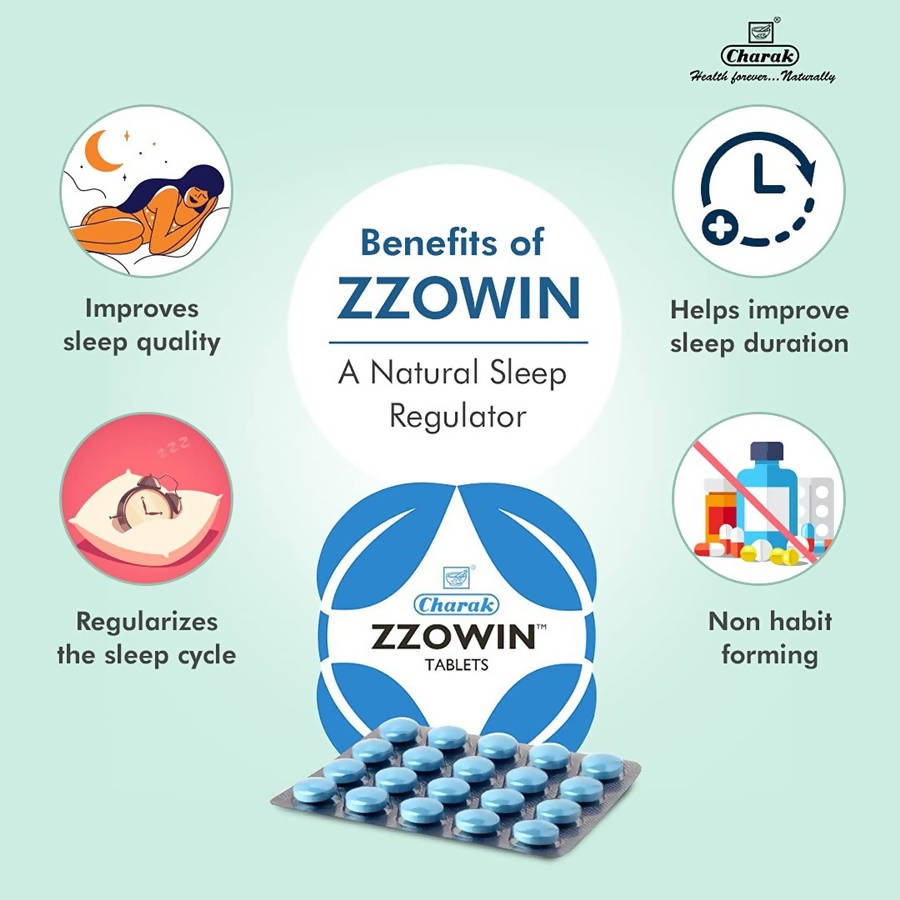 Charak Pharma Zzowin Tablets | Swadesiicart