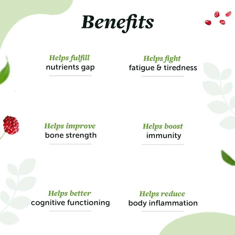 Neuherbs True Vitamin Tablets - Pomegranate Flavor - Swadesiicart