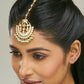 Nuyug 22K Gold-Plated Crystal & Pearl Studded Matha Patti | Swadesiicart