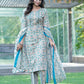 BulBul Fashionista Green-Blue Cotton Kurta Set with Dupatta - Swadesiicart