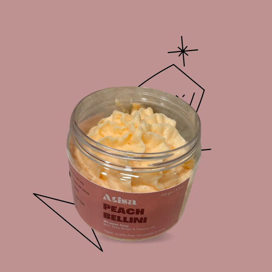 Atisa Peach Bellini Whipped Soap | Swadesiicart