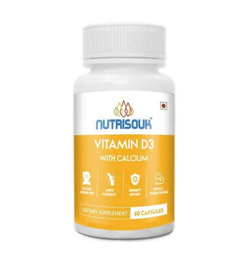 Nutrisouk Vitamin D3 Capsules - Swadesiicart
