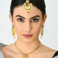 Mominos Fashion Johar Kamal Gold-Polished Brass Finish Long Necklace For Women (Golden) | Swadesiicart