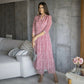 Jyoti Fashion Women's Pink Pure Muslin Heavy Digital Printed Kurta Pant Set | Swadesiicart