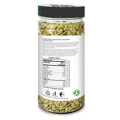 Nature Land Organics Fennel (Saunf) - Swadesiicart
