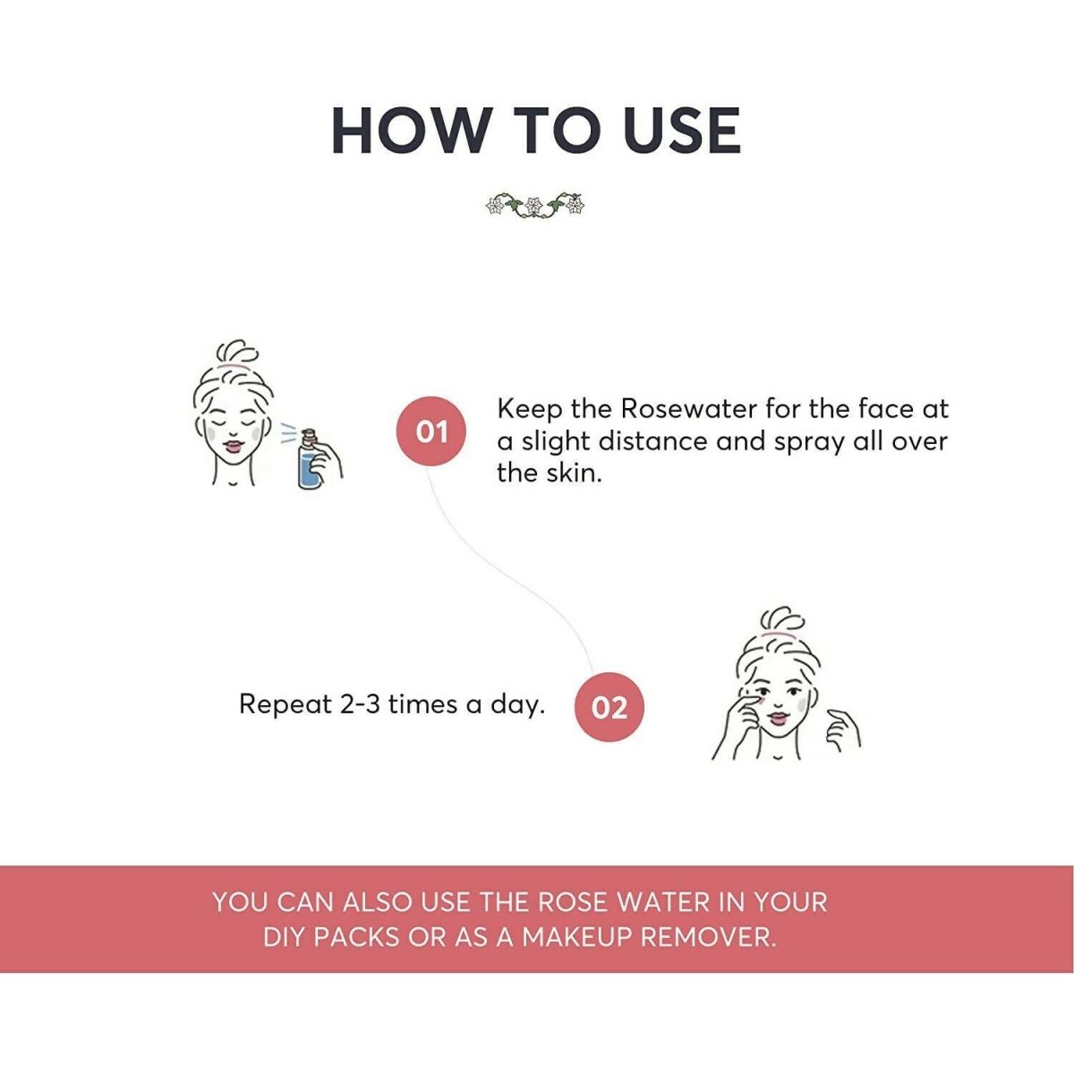Avimee Herbal Gulabo Pure Rose Water Cleansing & Toning - Limited Time Offer - Swadesiicart