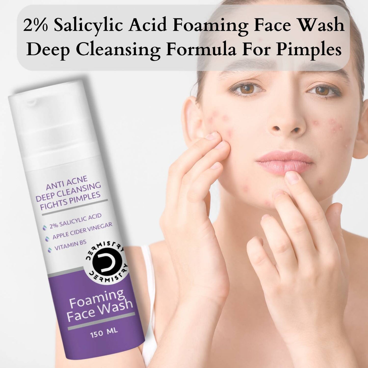 Dermistry Mattifying Moisturizer & Anti Acne Foaming Face Wash - Swadesiicart