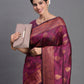 Shree Shyam Fashion Silk Purple Saree