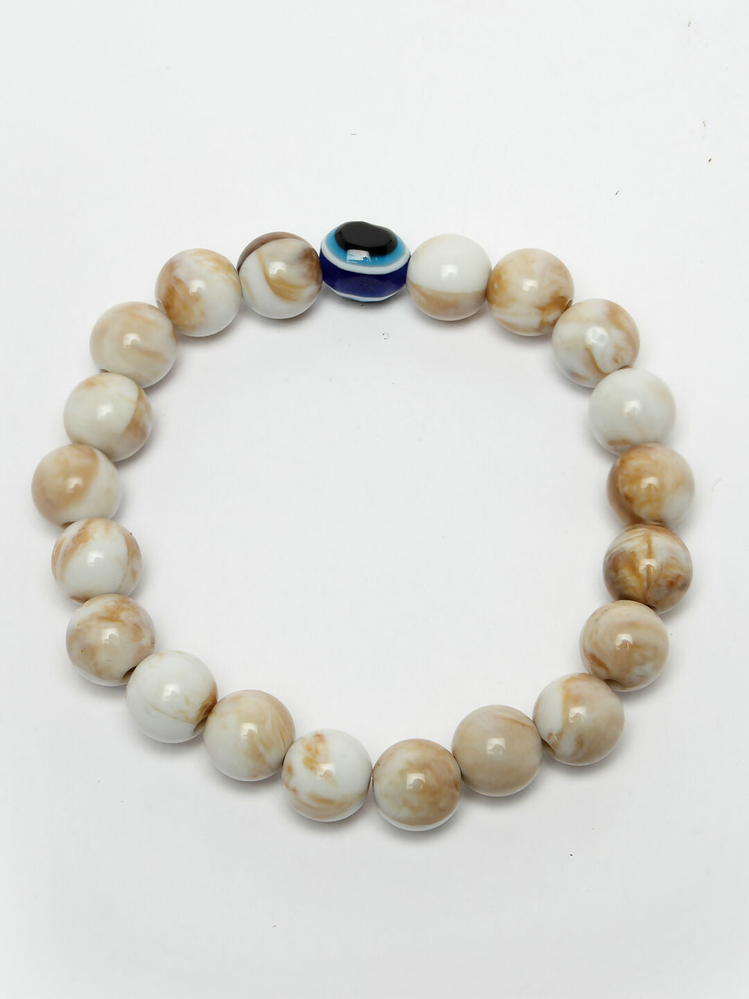 NVR Men & Women Marble Evil Eye Adjustable Bracelet - Swadesiicart