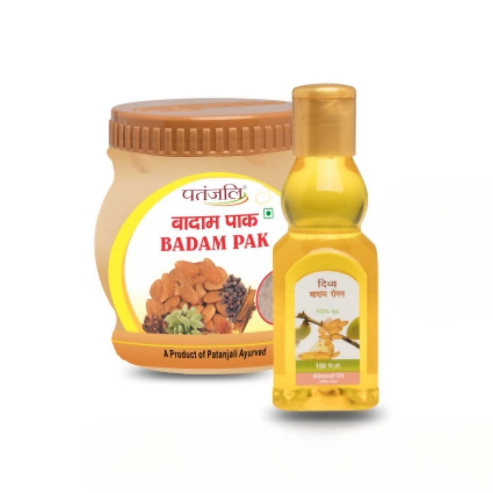 Patanjali Divya Badam Rogan + Badam Pak Combo - Swadesiicart