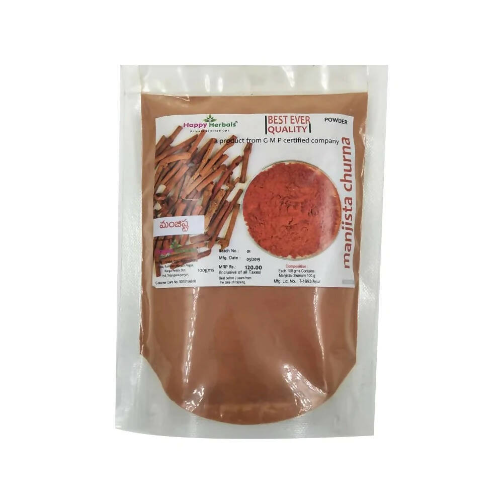 Happy Herbals Manjista Powder | Swadesiicart