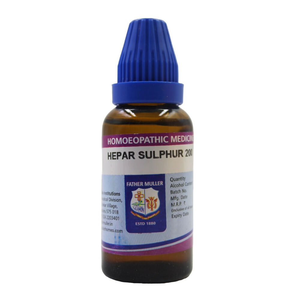 Father Muller Hepar Sulphur Dilution - Swadesiicart