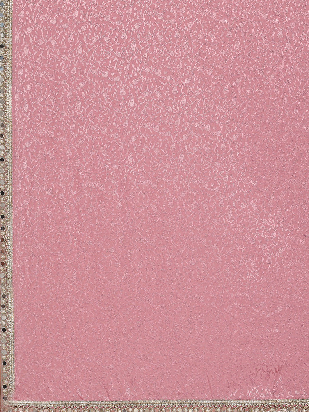 Tikhi Imli Pink Ethnic Motifs Print Saree | Swadesiicart