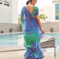 Tikhi Imli Bandhani Gotta Patti Georgette Saree | Swadesiicart