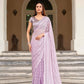 Tikhi Imli Striped Woven Design Saree | Swadesiicart