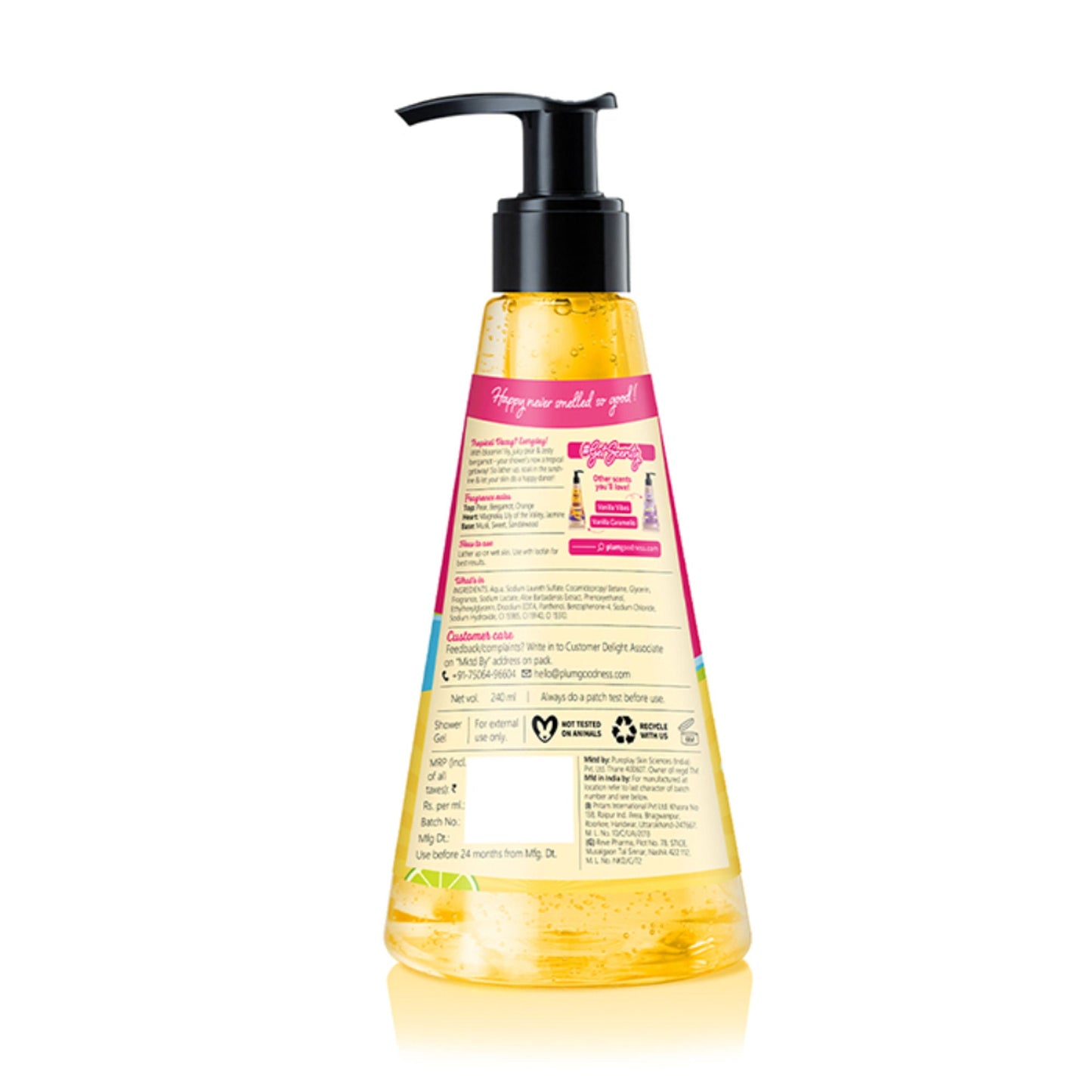 Plum BodyLovin Lily Miss Sunshine Shower Gel - Swadesiicart