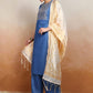 Vishudh Embroidered Straight Kurta With Palazzo & Dupatta - Swadesiicart