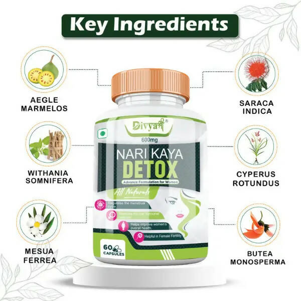 Divya Shree Nari Kaya Detox Capsules | Swadesiicart