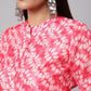 Aks Floral Printed Straight Kurta